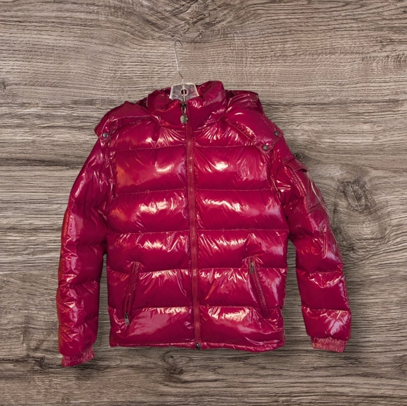 Moncler Red Maya Down Jacket - Picture 9 of 13